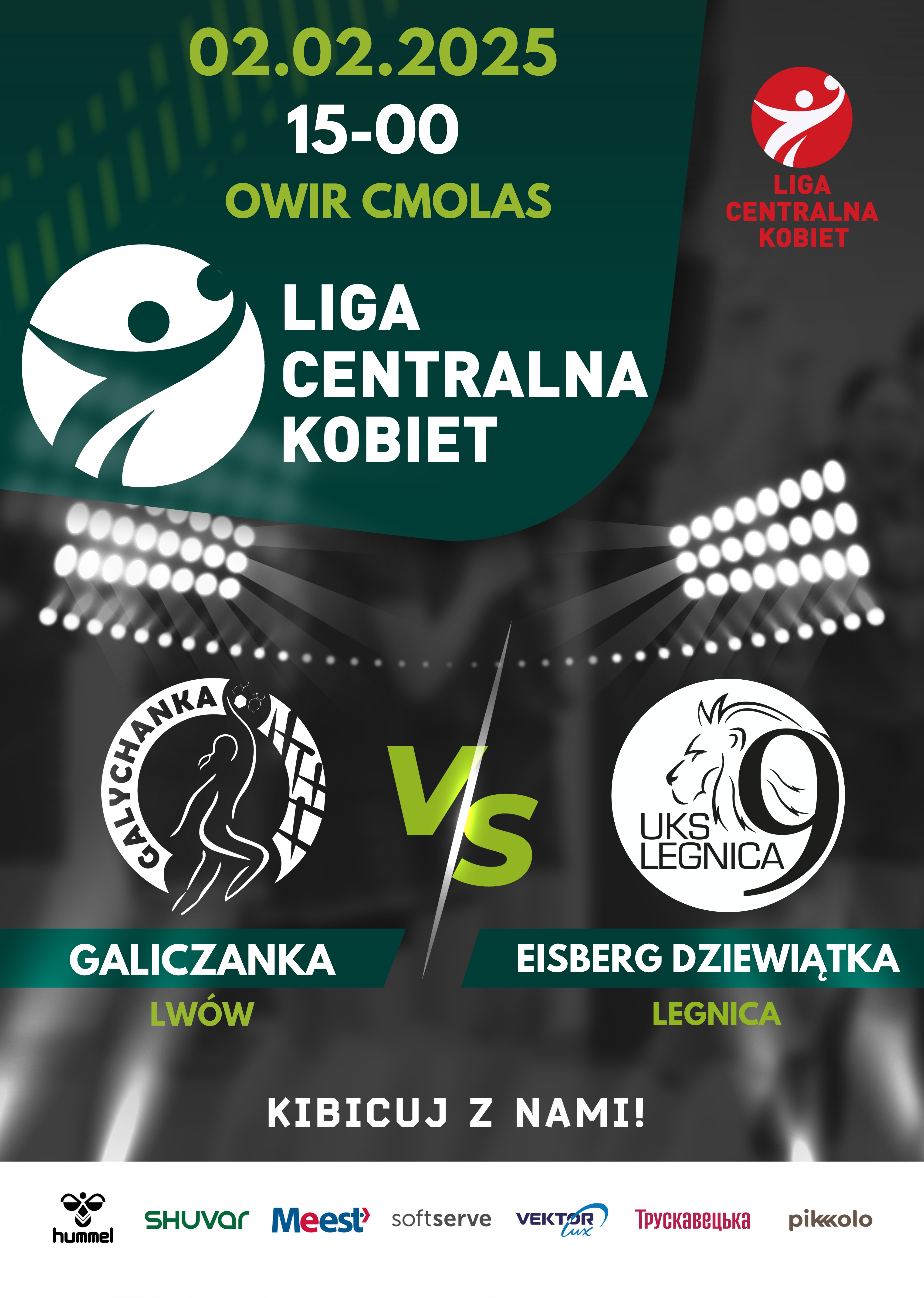 MECZ LIGI CENTRALNEJ KOBIET W CMOLASIE