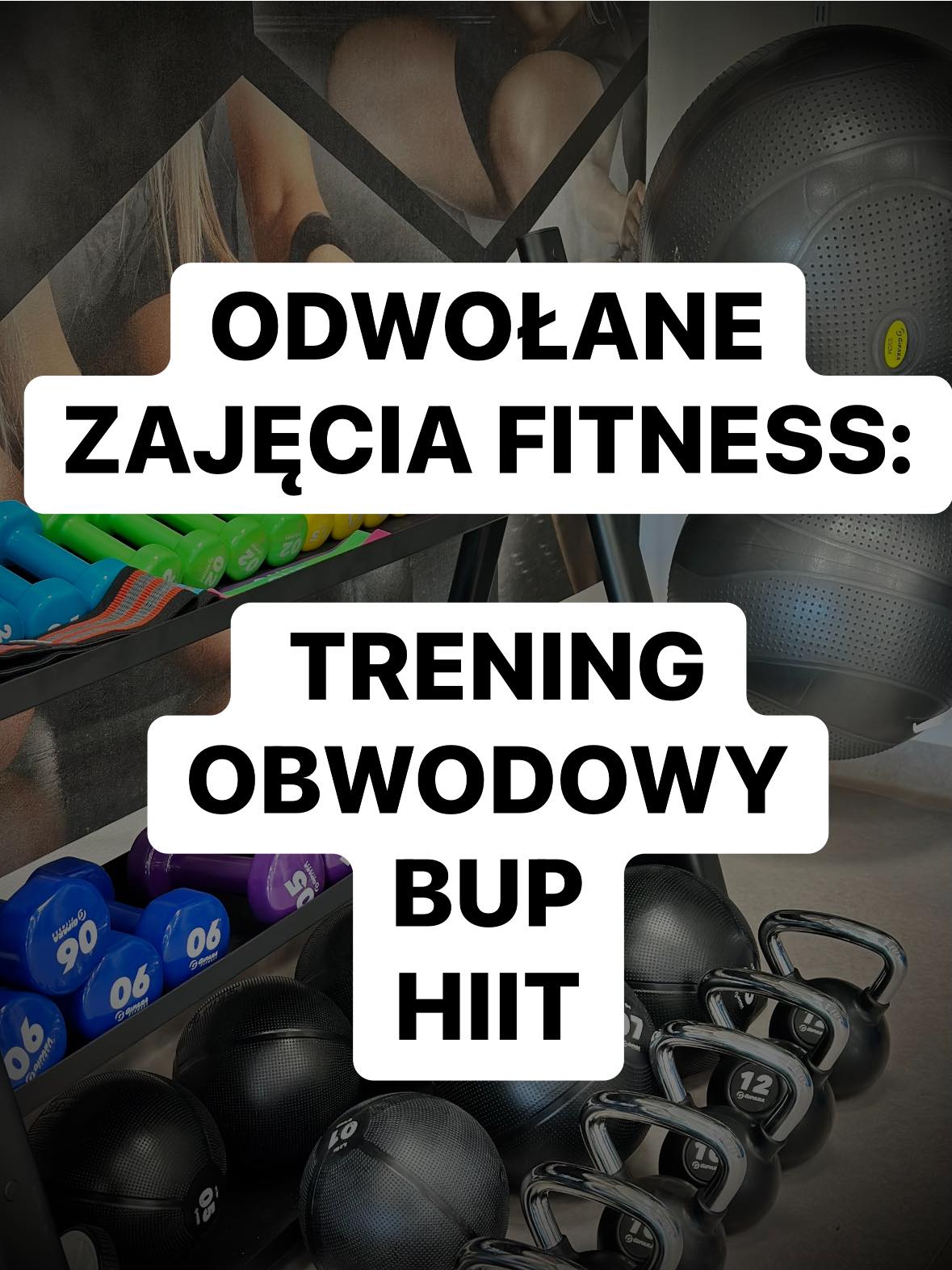 Informacja – grupy fitness