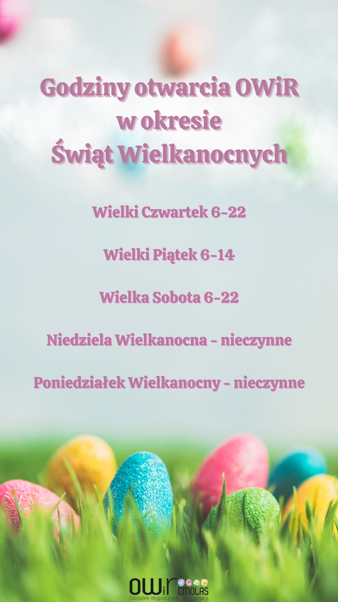 święta wielkanocne w owir cmolas