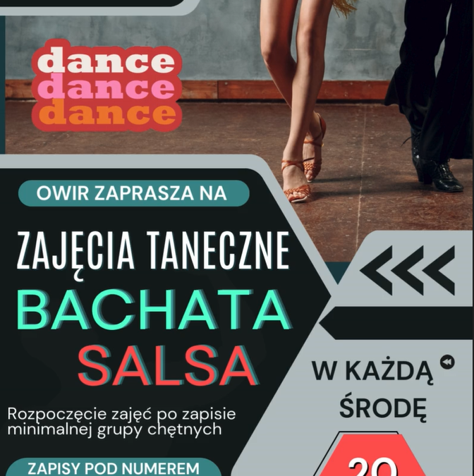 zajęcia taneczne – bachata, salsa